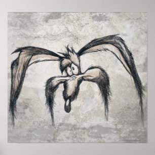 WILE E. COYOTE™ Auf sein Glück Poster