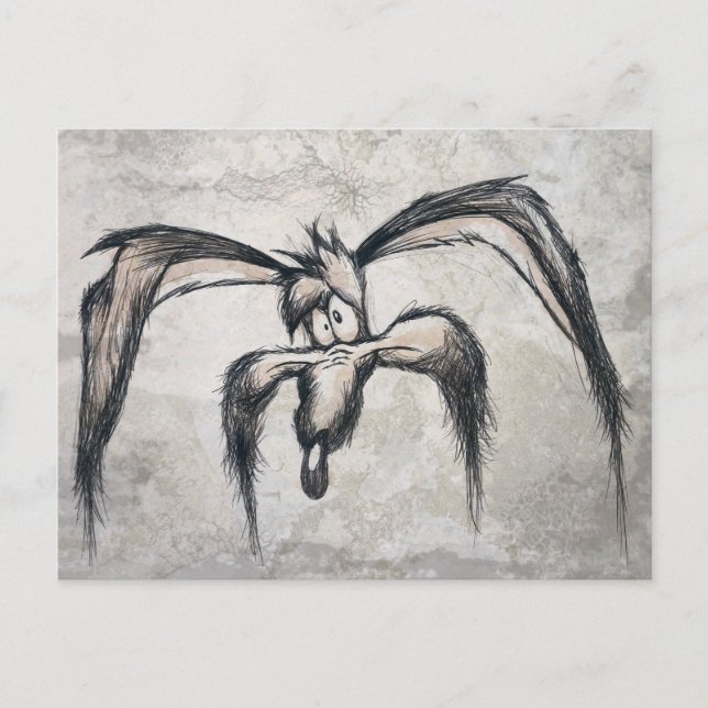 WILE E. COYOTE™ Auf sein Glück Postkarte (Vorderseite)