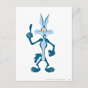  Wile E. Coyote Blue Aha! Postkarte
