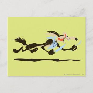 WILE E. COYOTE™ Chasing Dinner Postkarte