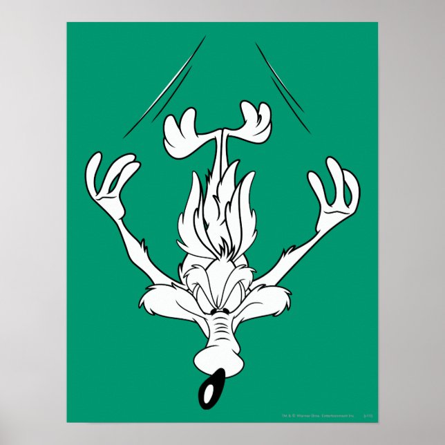 Wile E. Coyote Dive Bomb Poster (Vorne)