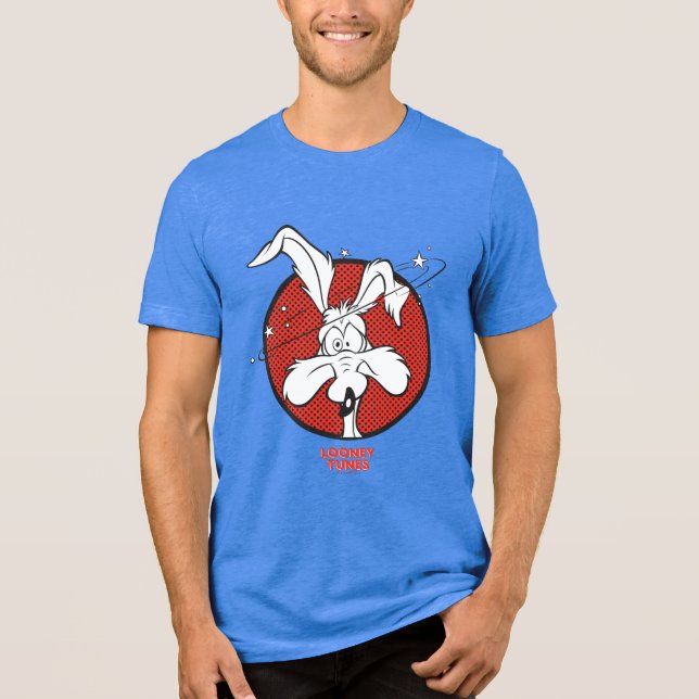 WILE E. COYOTE™ Dotty-Symbol Tri-Blend Shirt (Vorderseite)