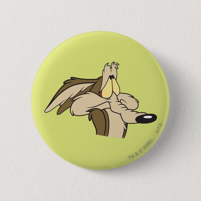 WILE E. COYOTE™ Drohendes Unheil Button (Vorderseite)