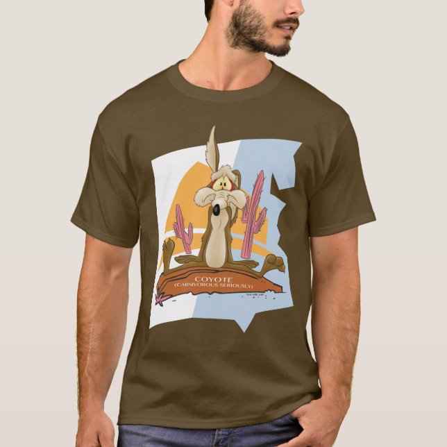 WILE E. COYOTE™ (Fleischfresser ernsthaft) T-Shirt (Vorderseite)