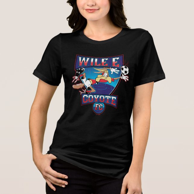 WILE E. COYOTE™ Football Club Badge Tri-Blend Shirt (Vorderseite)
