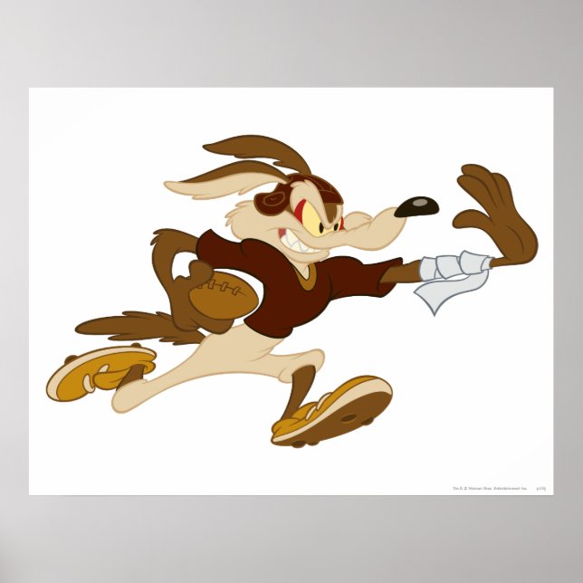 WILE E. COYOTE™ Football Poster (Vorne)