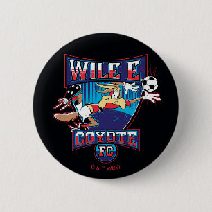 WILE E. COYOTE™ Fußballverein-Emblem Button