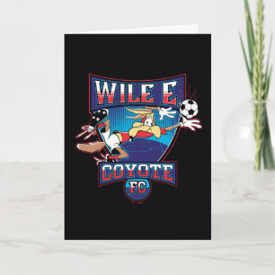 WILE E. COYOTE™ Fußballverein-Emblem Karte