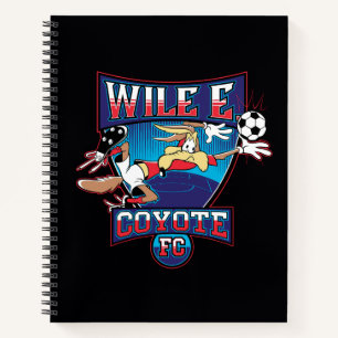 WILE E. COYOTE™ Fußballverein-Emblem Notizbuch