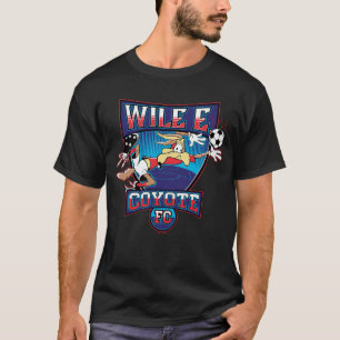WILE E. COYOTE™ Fußballverein-Emblem T-Shirt