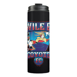WILE E. COYOTE™ Fußballverein-Emblem Thermosbecher
