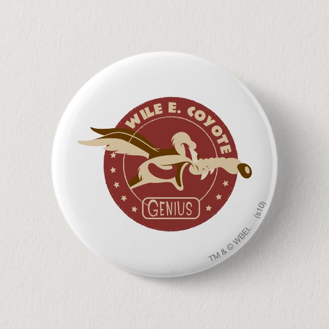 Wile E. Coyote Genie Button (Vorderseite)