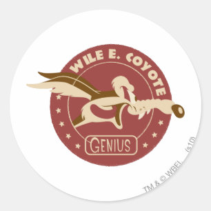 WILE E. COYOTE™ Genie Runder Aufkleber
