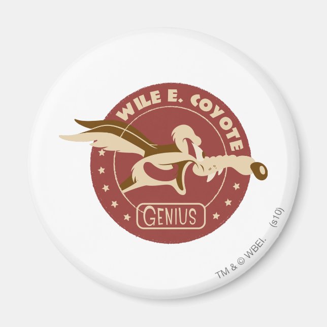 Wile E. Coyote Genius Magnet (Vorne)