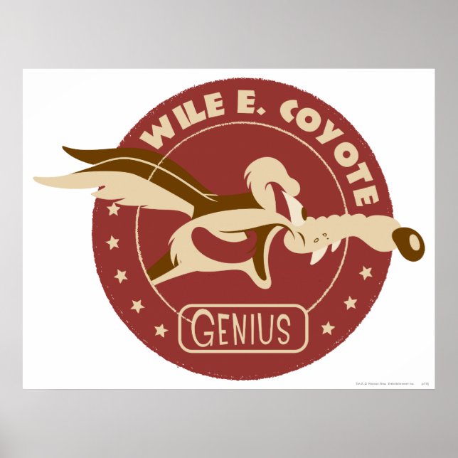 Wile E. Coyote Genius Poster (Vorne)