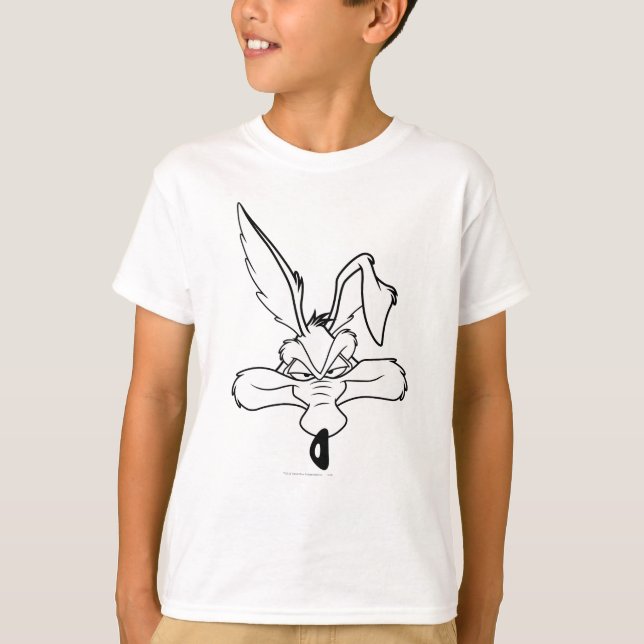 Wile E. Coyote Happy Head Shot T-Shirt (Vorderseite)