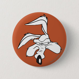 Wile E. Coyote Head Shot Button