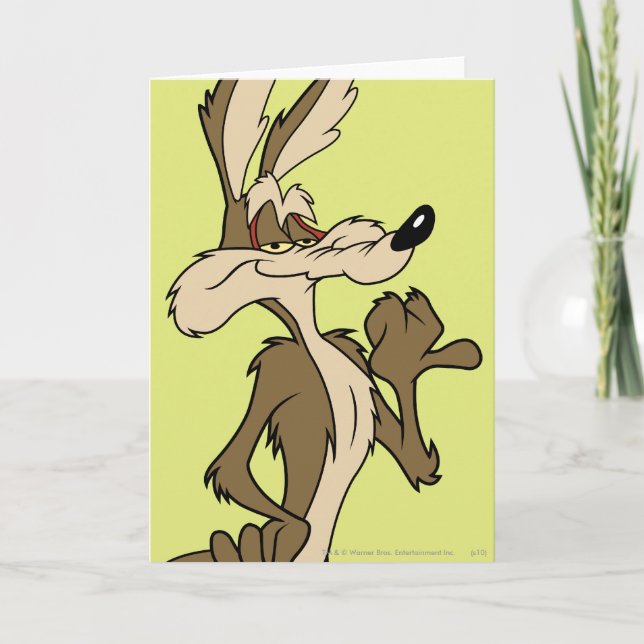 WILE E. COYOTE™ Looking Proud Karte (Vorderseite)