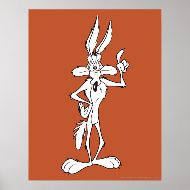 Wile E. Coyote macht einen Punkt Poster (Vorne)