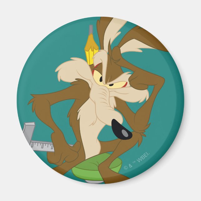 WILE E. COYOTE™ Planung Magnet (Vorne)
