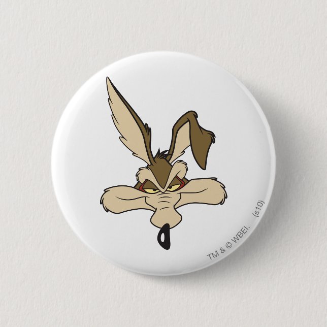 WILE E. COYOTE™ Pleased Head Shoot Button (Vorderseite)