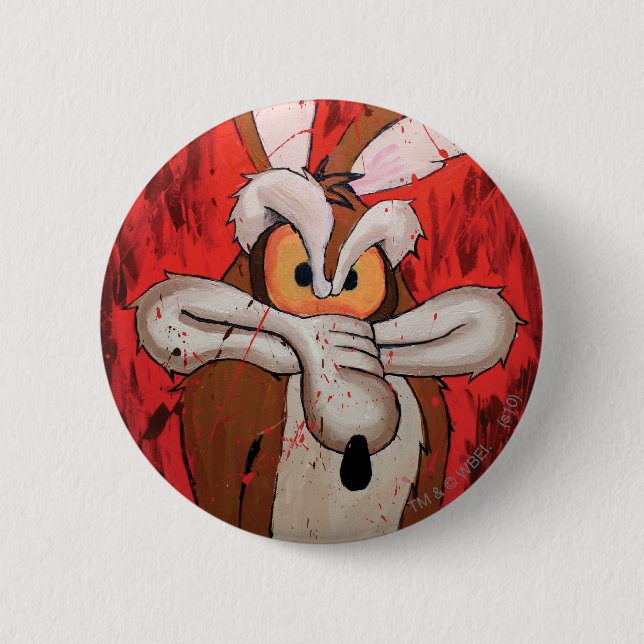 WILE E. COYOTE™ Red Fury Button (Vorderseite)