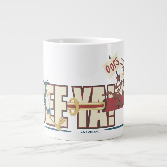 WILE E. COYOTE™ Rocketing Past ROAD RUNNER™ Jumbo-Tasse (Vorderseite)
