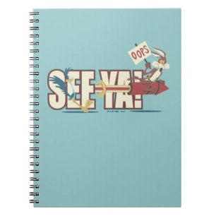 WILE E. COYOTE™ Rocketing Past ROAD RUNNER™ Notizblock