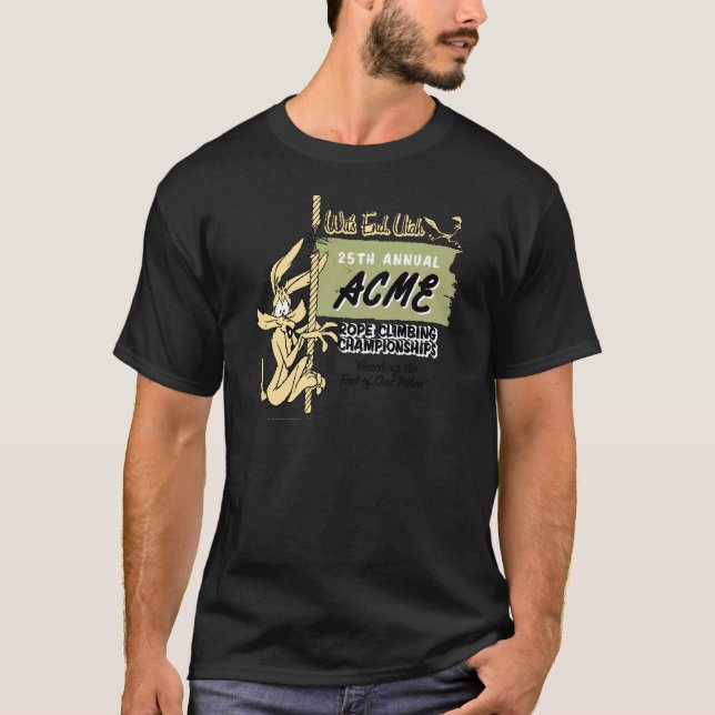 WILE E. COYOTE™ Rope Climbing Championships T-Shirt (Vorderseite)