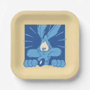 WILE E. COYOTE™ Schockierter Gesichtsausdruck Pappteller