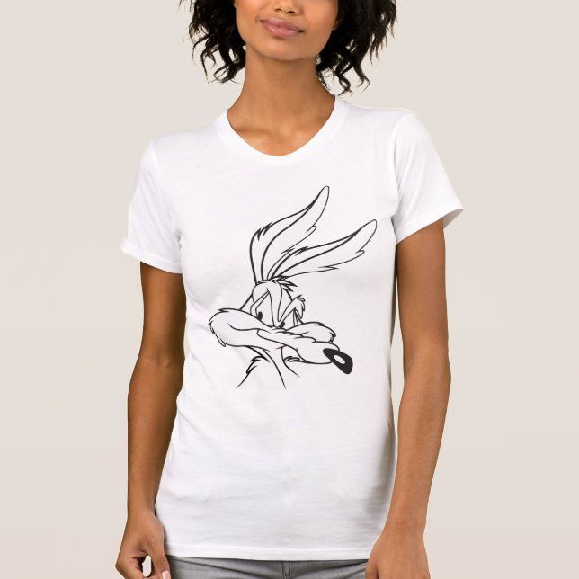 WILE E. COYOTE™ Sneaky aussehen T-Shirt (Vorderseite)