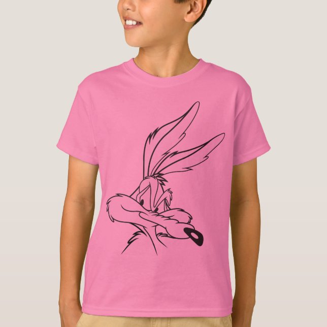 WILE E. COYOTE™ Sneaky aussehen T-Shirt (Vorderseite)