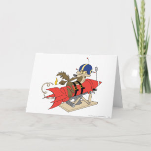 Wile E. Coyote-Startrocket Karte