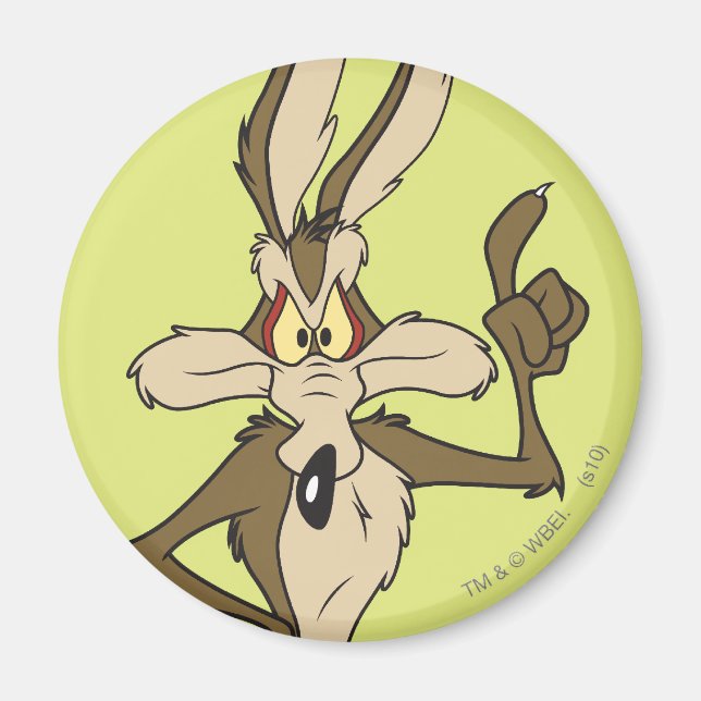 Wile E. Coyote Stehend Tall Magnet (Vorne)