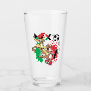 WILE E. COYOTE™ Team Mexico Fußball-Grafik Glas