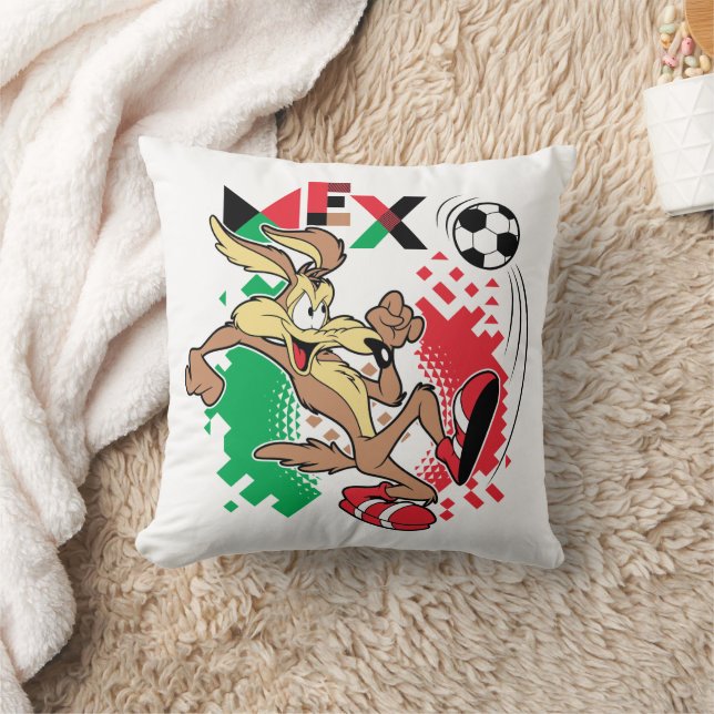 WILE E. COYOTE™ Team Mexico Soccer Graphic Kissen (Decke)