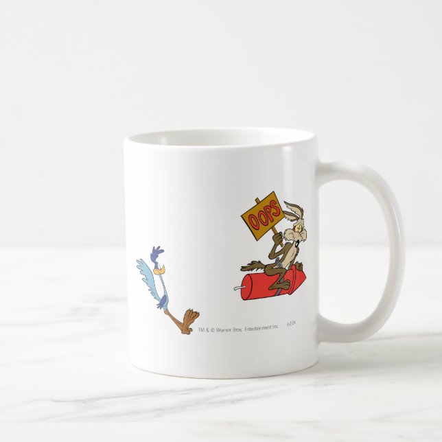 WILE E. COYOTE™ UND ROAD RUNNER™ ACME Rocket Kaffeetasse (Rechts)