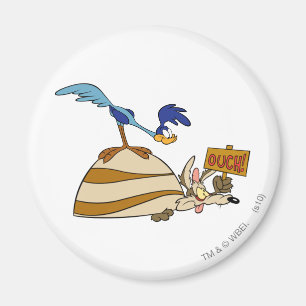 WILE E. COYOTE™ und ROAD RUNNER™ Boulder Magnet