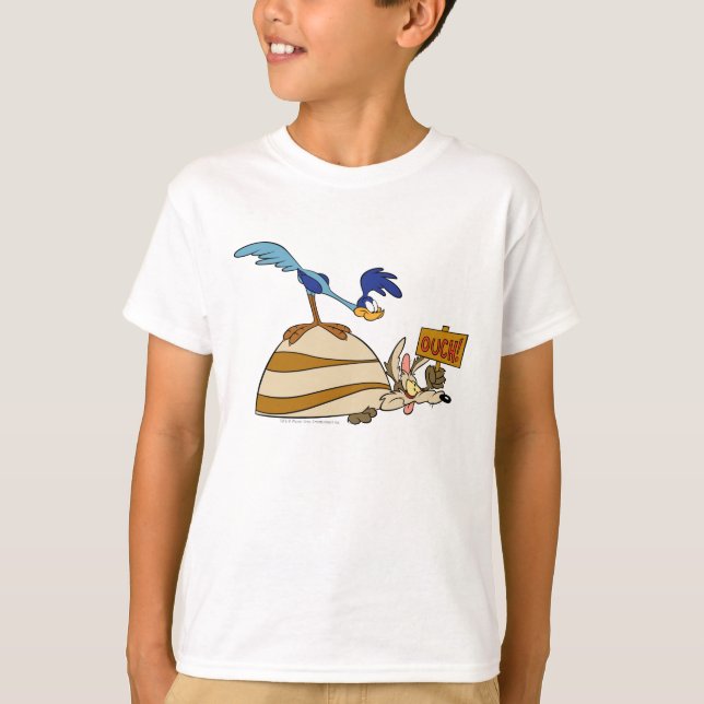 WILE E. COYOTE™ und ROAD RUNNER™ Boulder T-Shirt (Vorderseite)