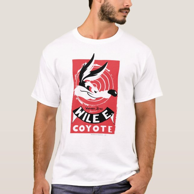 WILE E. COYOTE™ Warner Bros. Geschenkposter T-Shirt (Vorderseite)