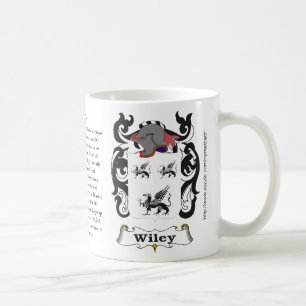 Wiley, der Ursprung und Bedeutung auf einer Tasse