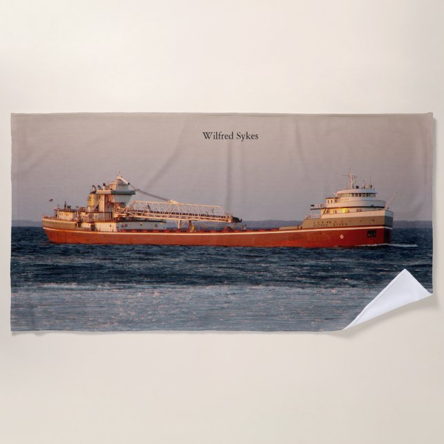 Wilfred Sykes Badtuch Strandtuch (Vorderseite)