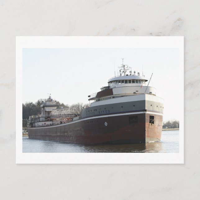 WILFRED SYKES BULK FREIGHTER POSTKARTE (Vorderseite)