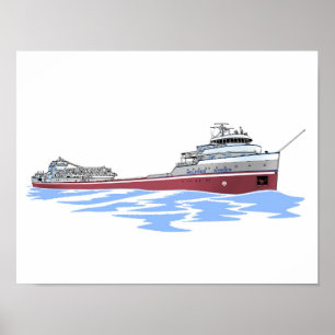 Wilfred Sykes Cleveland Cliffs Poster