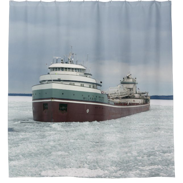 Wilfred Sykes Duschvorhang (Vorderseite)