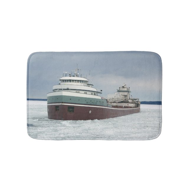 Wilfred Sykes im Eisbad Badematte (Vorderseite)