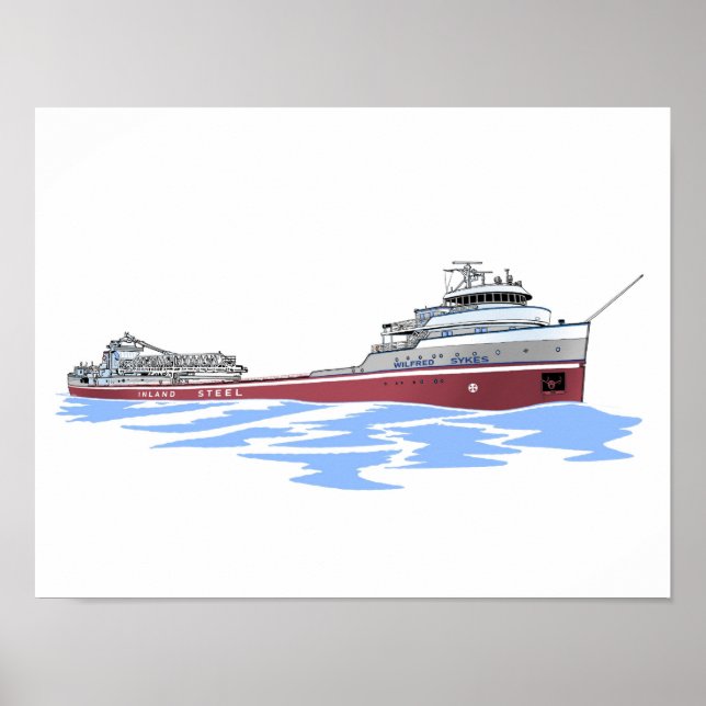 Wilfred Sykes selbstentlader Inland Poster (Vorne)