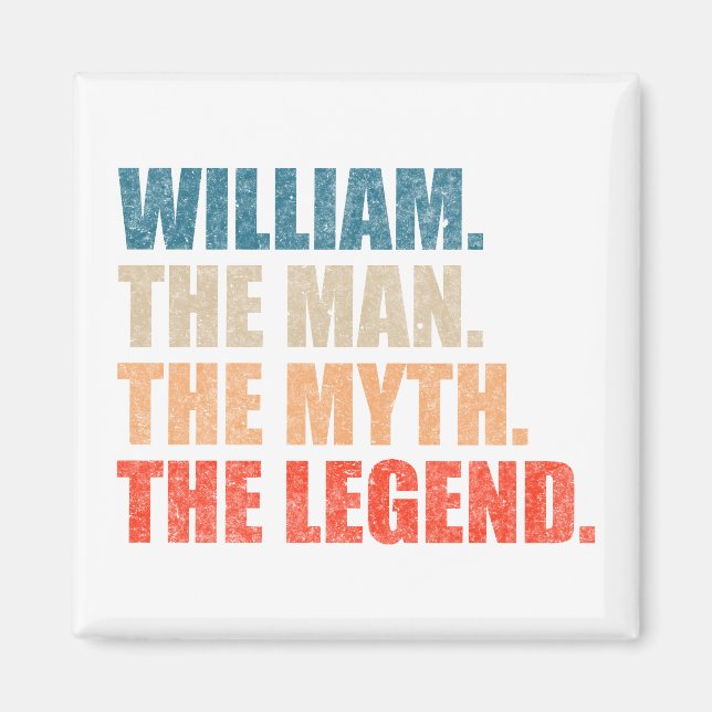 Wilhelm der Mensch Der Mythos der Legende Magnet (Vorne)