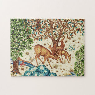 Wilhelm Morris Dez von Bach-Tapestry Beige Puzzle