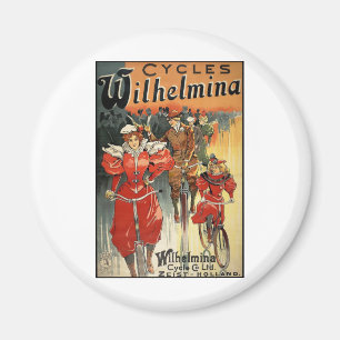 Wilhelmina Cycle & Co. Ltd. Zeist-Holland Magnet